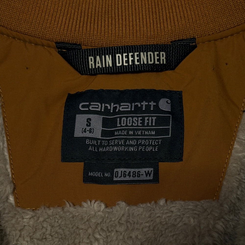 Carhartt Tan Quilted Jacket - Picture 2 of 4